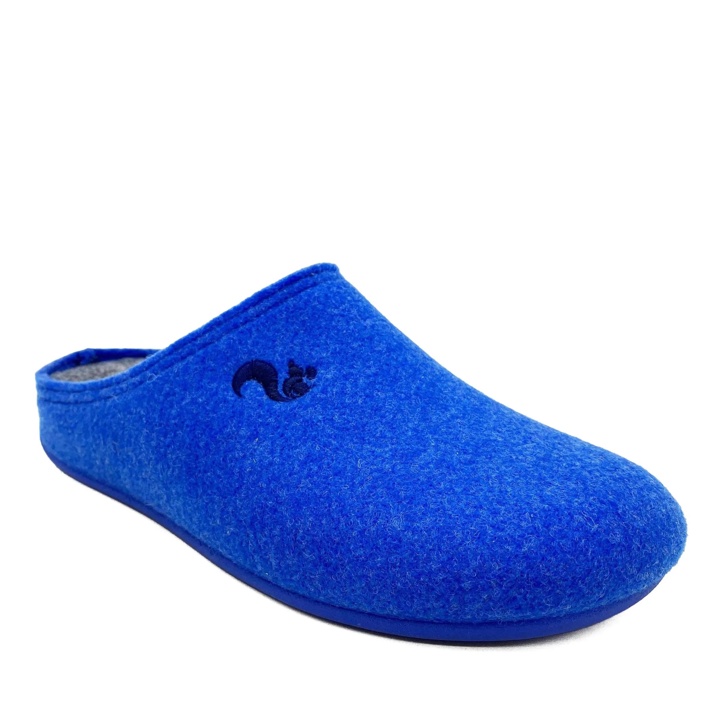 thies Sneakers - thies 1856 ® Recycled PET Slipper vegan azul (W/M/ - Gr. 36 (EU) - in Blau - für Damen