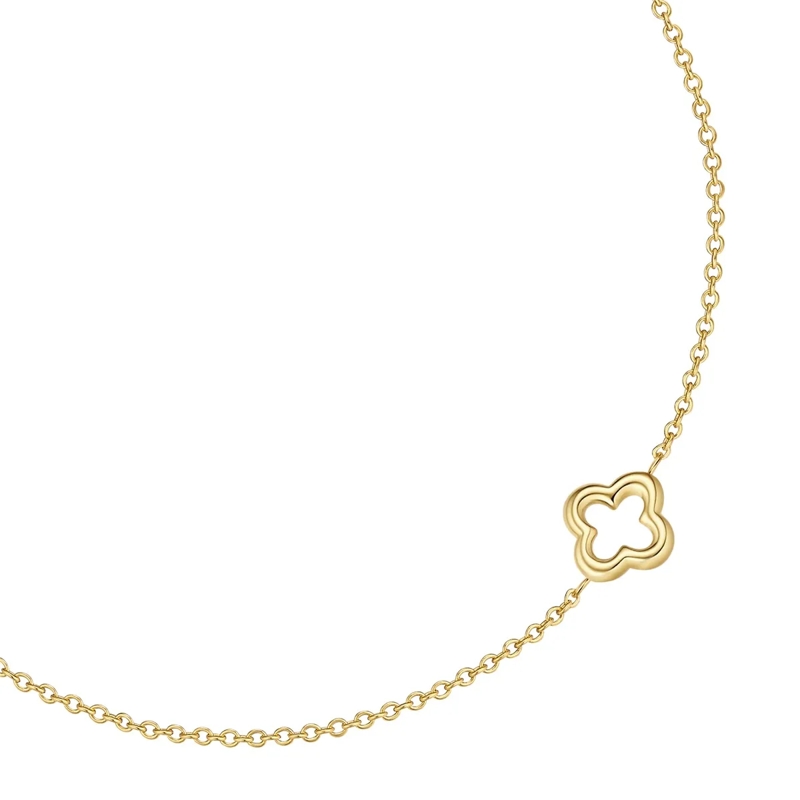 Glanzstücke München Armband Edelstahl Armband Kleeblatt gold(Image 3)