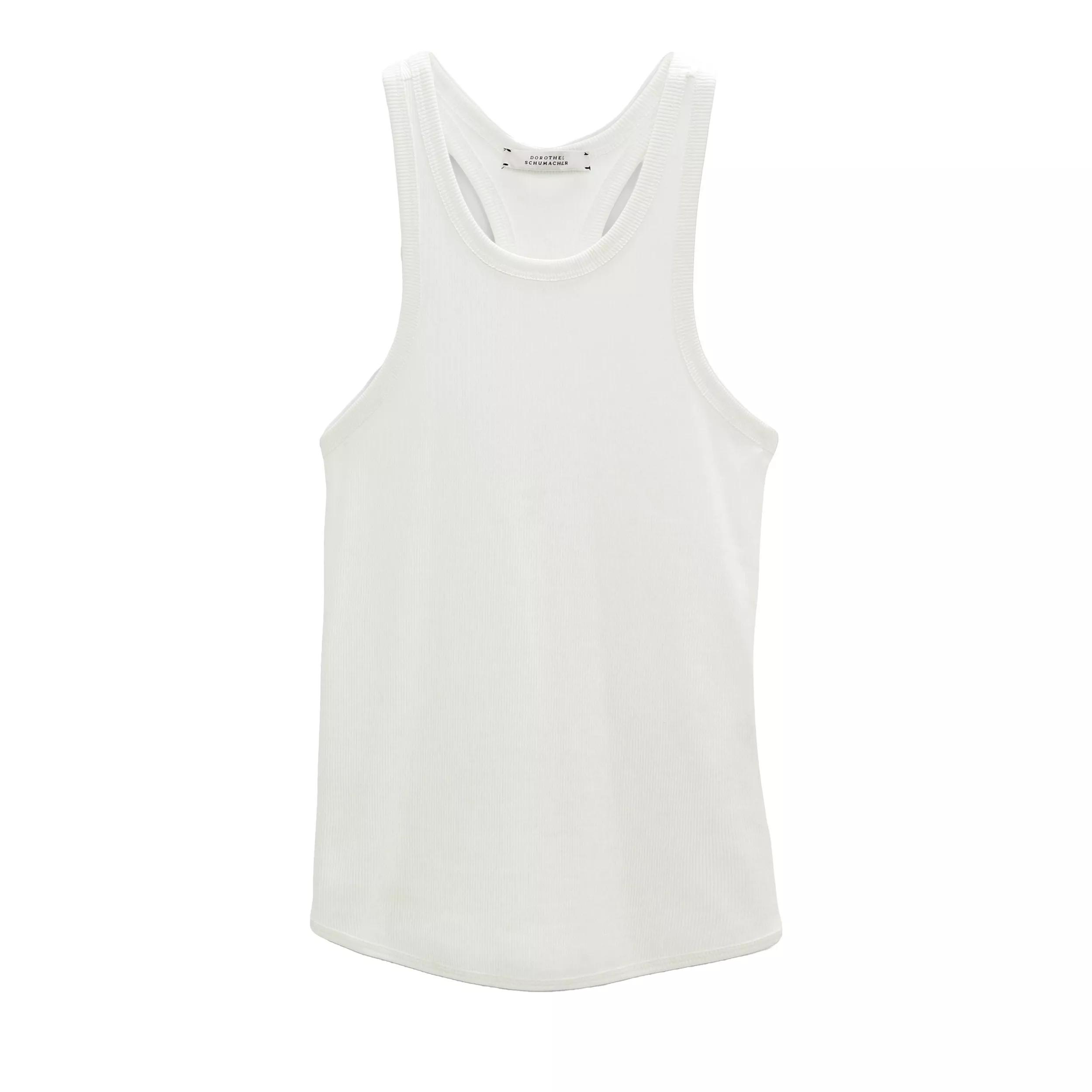 Thumbnail - Dorothee Schumacher - RIBBED SEDUCTION top - Größe 34 - weiß