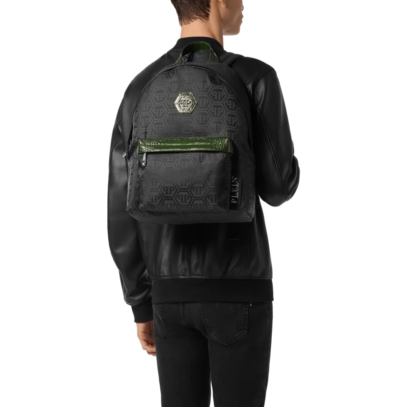 Philipp Plein Rucksack Rucksack Monogram schwarz(Image 3)
