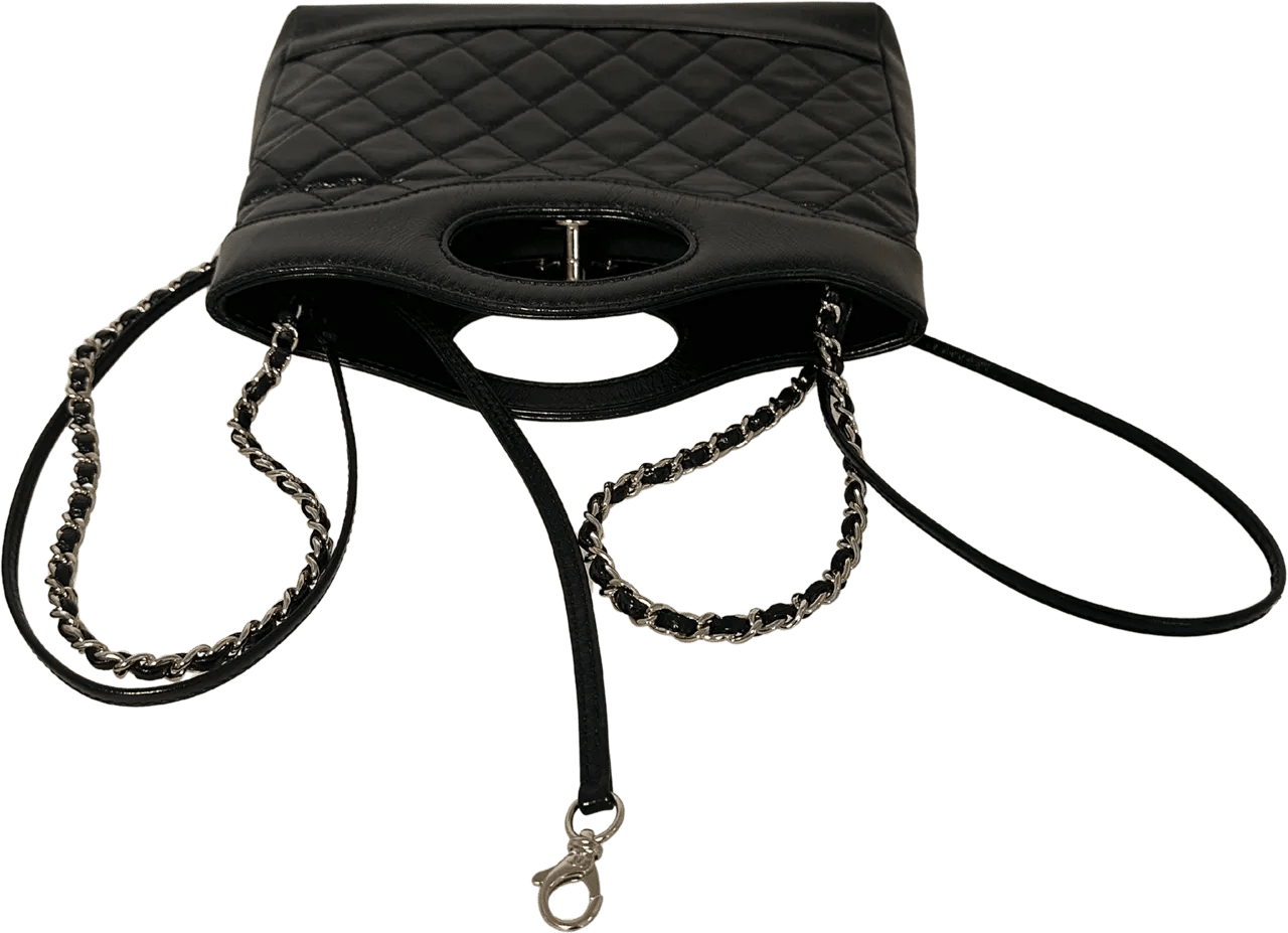 Thumbnail - Chanel Hobo Bags - Chanel 31 Mini Shopper, glossy lambskin leather, g - Gr. unisize - in Schwarz - für Damen