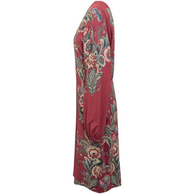 Etro Midikleid Abito in Viscosa a Fantasia Floreale Etro braun(Image 3)