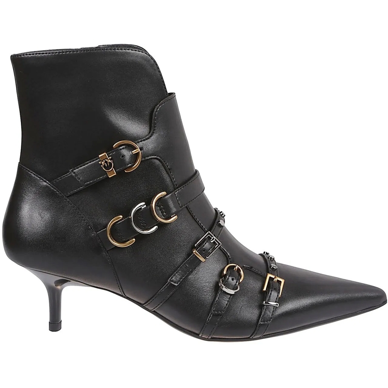 Pinko Bottes Gloria 08 Ankle Boot Black schwarz