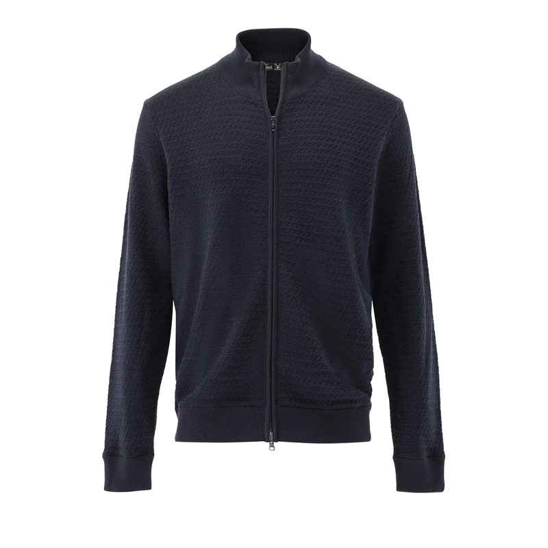 VAN LAACK Strickjacke Weste Uni dunkel-blau