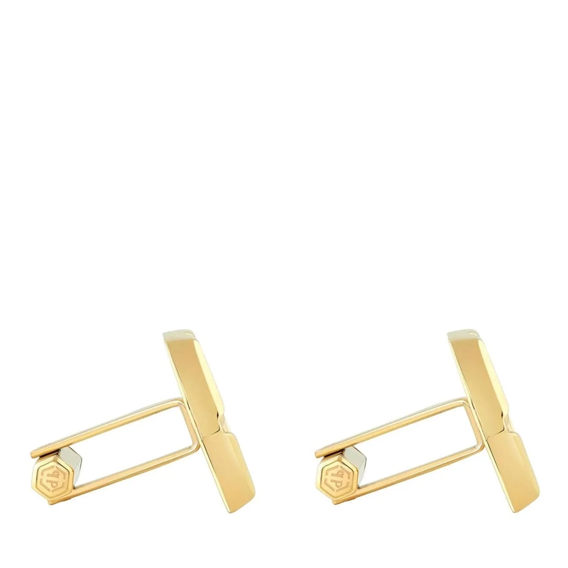 Philipp Plein Manschettenknöpfe Cufflinks Plein Icon gold(Image 3)