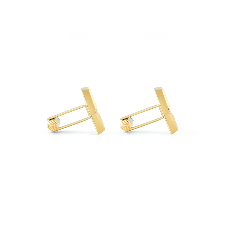 Philipp Plein Manschettenknöpfe Cufflinks Plein Icon gold(Image 2)