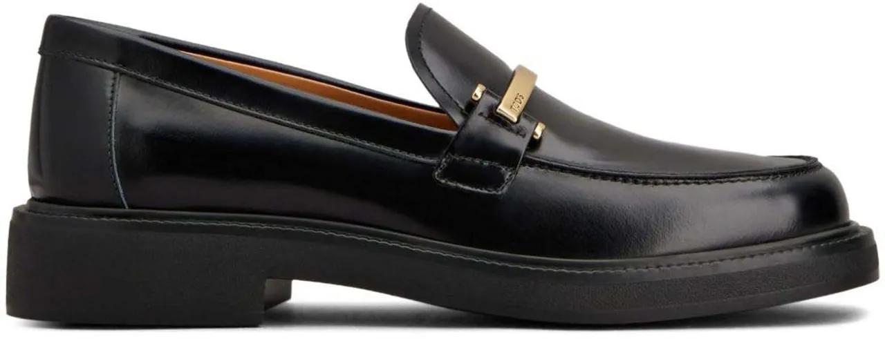Tod's Loafer - Flat Shoes Black - Gr. 38,5 (EU) - in Schwarz - für Damen