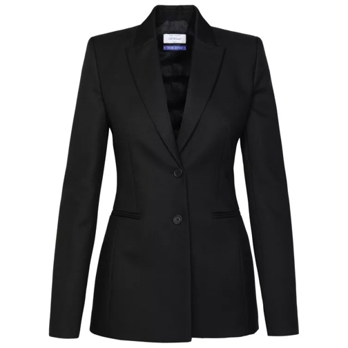 Off-White Corporate' Black Polyester Blazer Black 