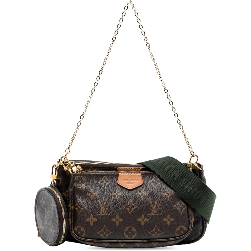 Louis Vuitton Schultertasche Monogram Multi Pochette Accessoires braun