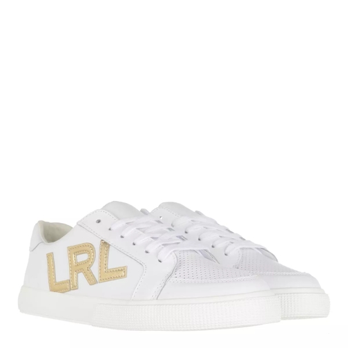 Lauren Ralph Lauren Jaede Sneakers Vulc Rl White/Modern Gold lage-top sneaker