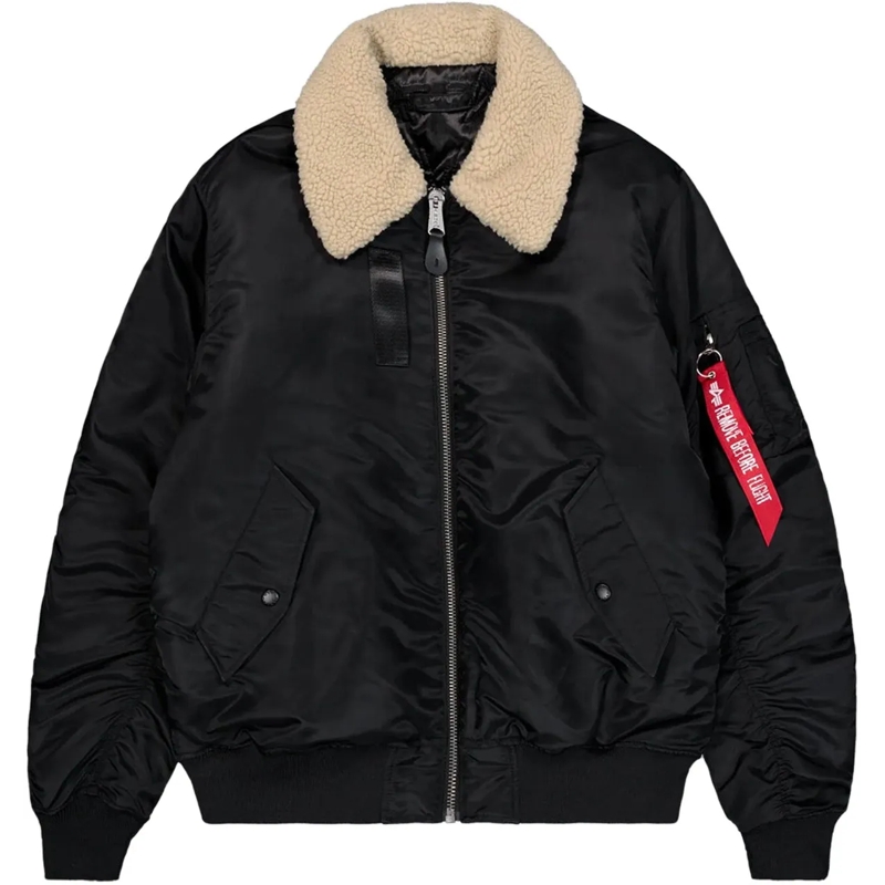 Alpha Industries Doudoune Giacca B-15 Mov Rev Nera schwarz