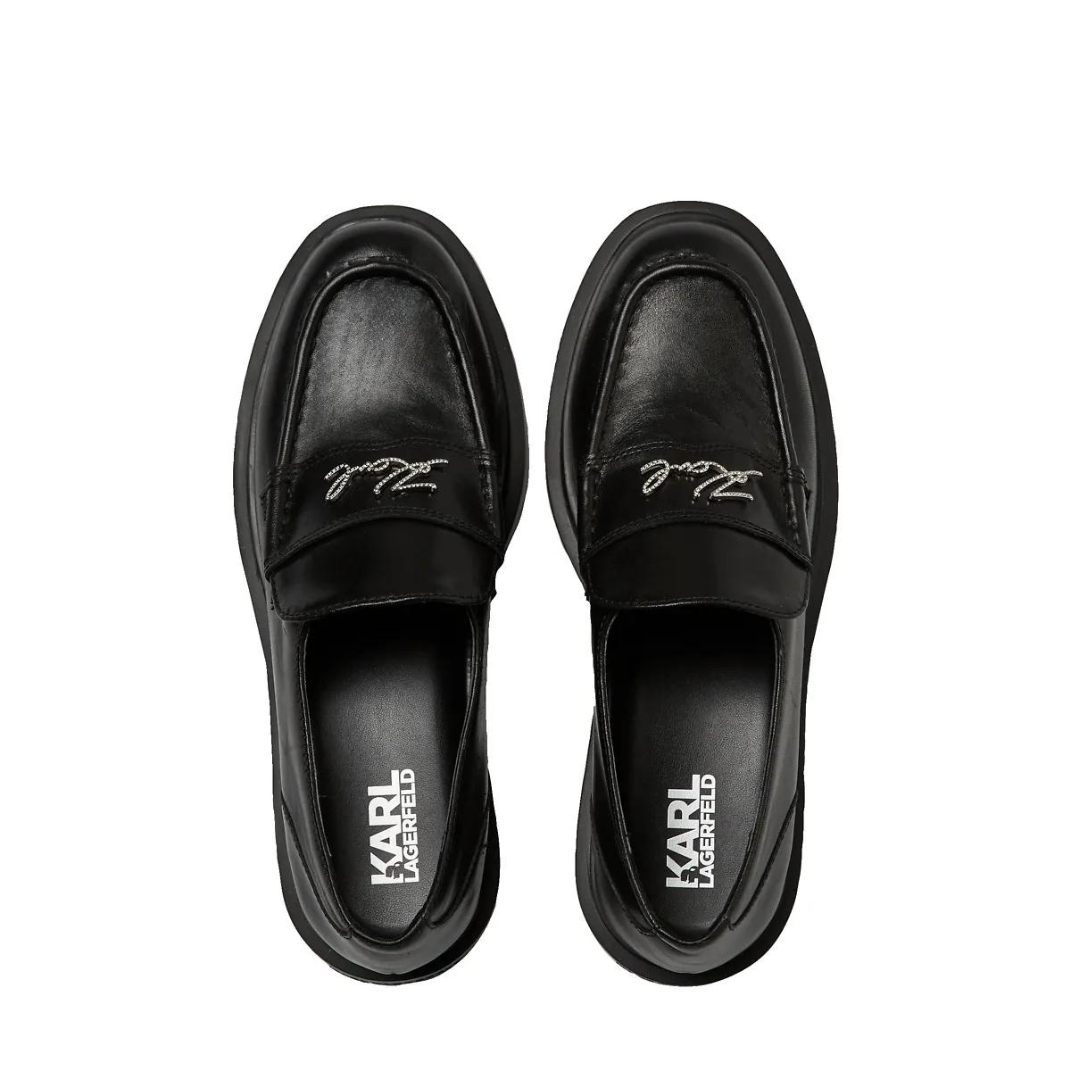 Thumbnail - Karl Lagerfeld Loafer - Macie Signia Rhinestone Loafer - Gr. 37 (EU) - in Schwarz - für Damen