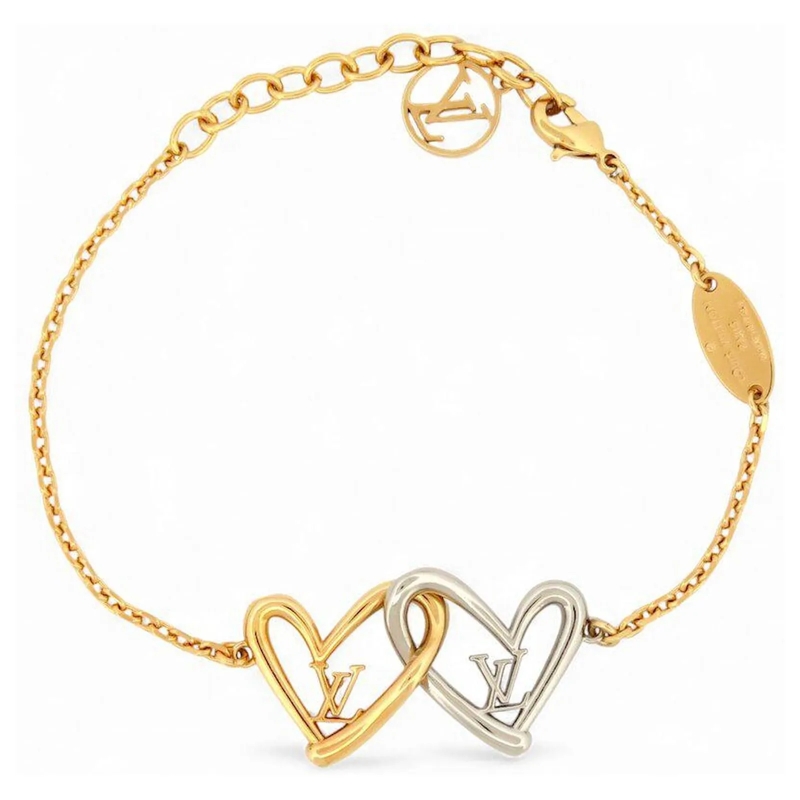 Louis Vuitton Armband NEUES LOUIS VUITTON HERZ FALLING IN LOVE ARMBAND M gold