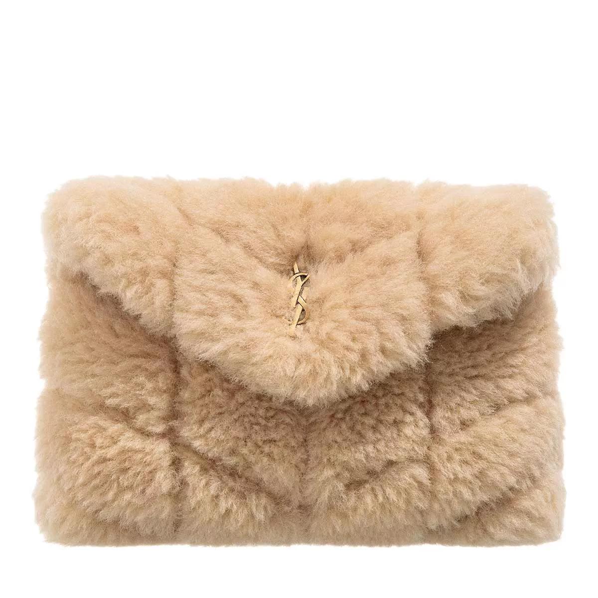 Saint Laurent Shoulder Bag Natural Beige | Clutch