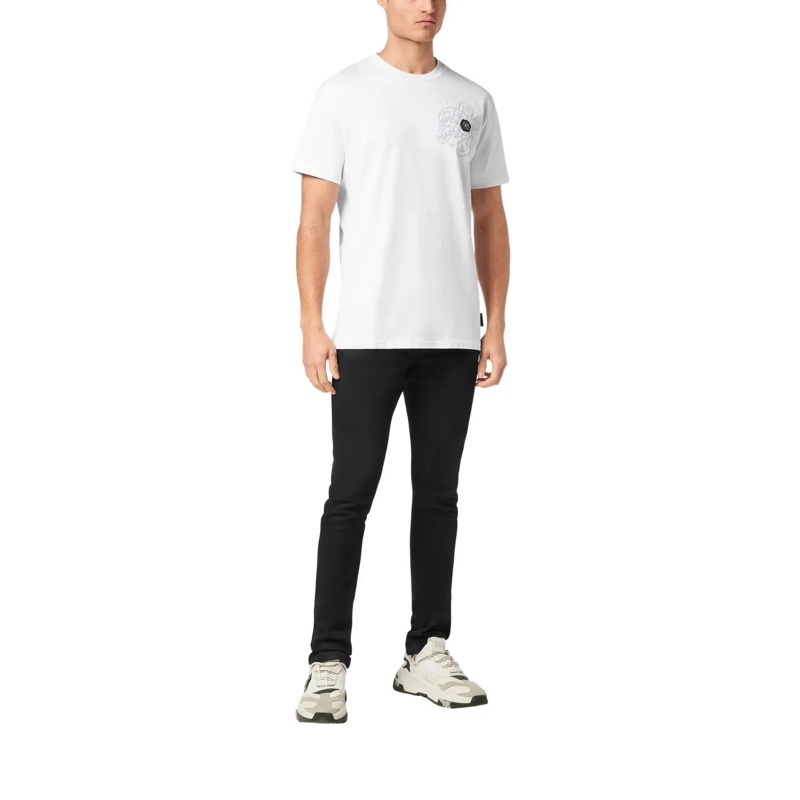 Philipp Plein T-Shirt T-Shirt Mit Schmucksteinen weiss(Image 2)