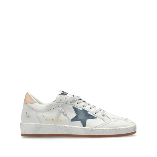 Golden Goose sneaker basse Ball Star Distressed Leather Sneakers White