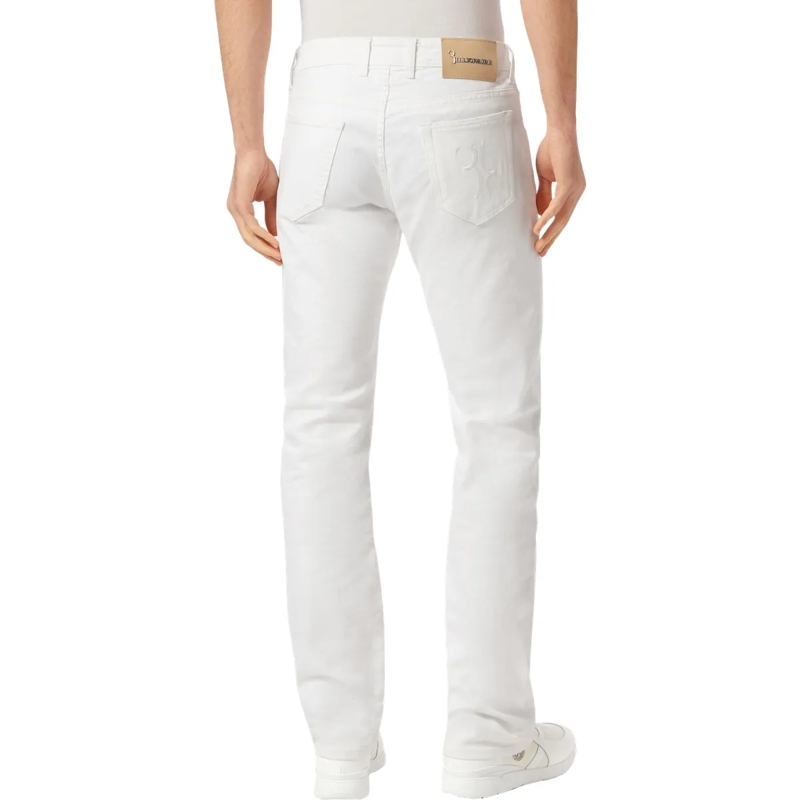 BILLIONAIRE Jeans mit geradem Bein Jeans Regular Fit weiss(Image 2)