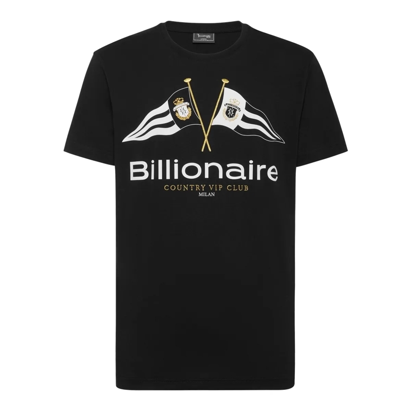 BILLIONAIRE T-Shirt T-Shirt Rundhalsausschnitt Ss schwarz