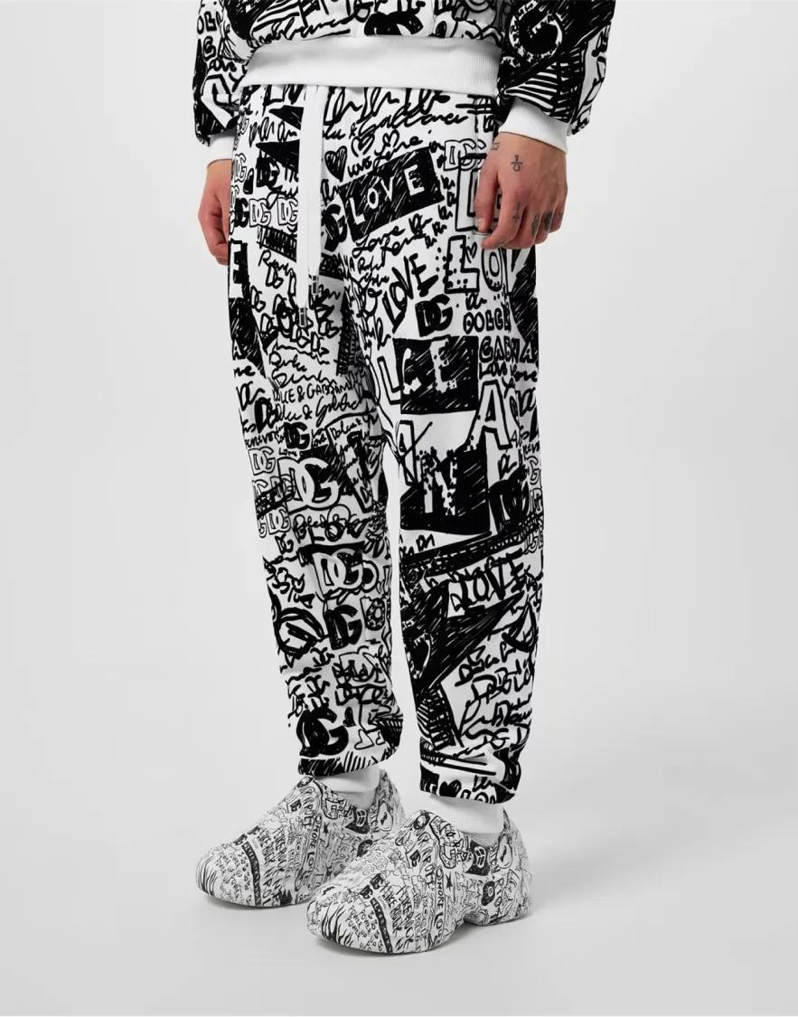 Thumbnail - Dolce&Gabbana Low-Top Sneaker - Toy Graffiti-Print Logo Sneakers - Gr. 42 (EU) - in Weiß - für Damen