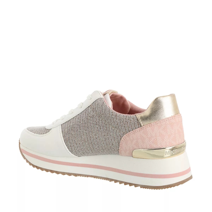 Michael kors white outlet gold sneakers