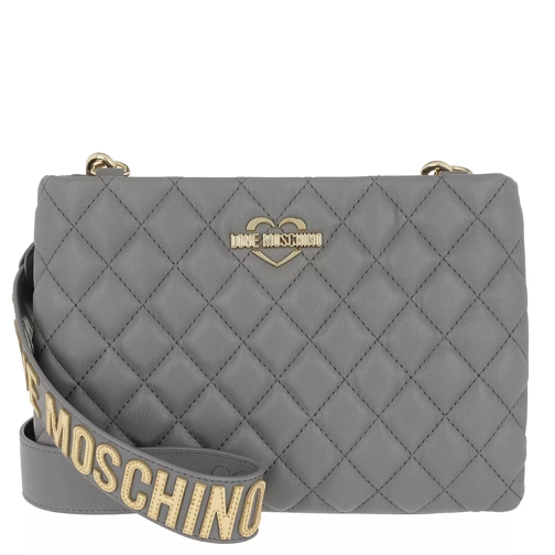 Love Moschino Borsa Nappa Pu Small Shoulder Bag Grigio Crossbody Bag