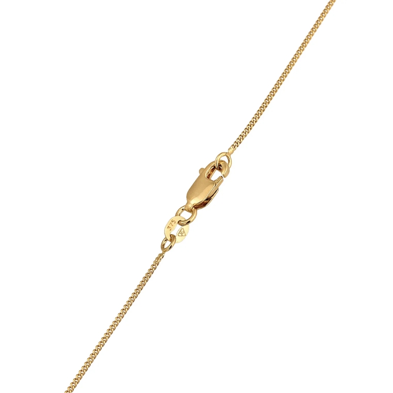 Elli Kurze Halskette Halskette Panzerkette Basic Klassik 375er Gelbgold gold(Image 5)