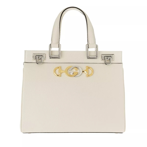 Gucci Zumi Handle Bag Small Mystic White Tote