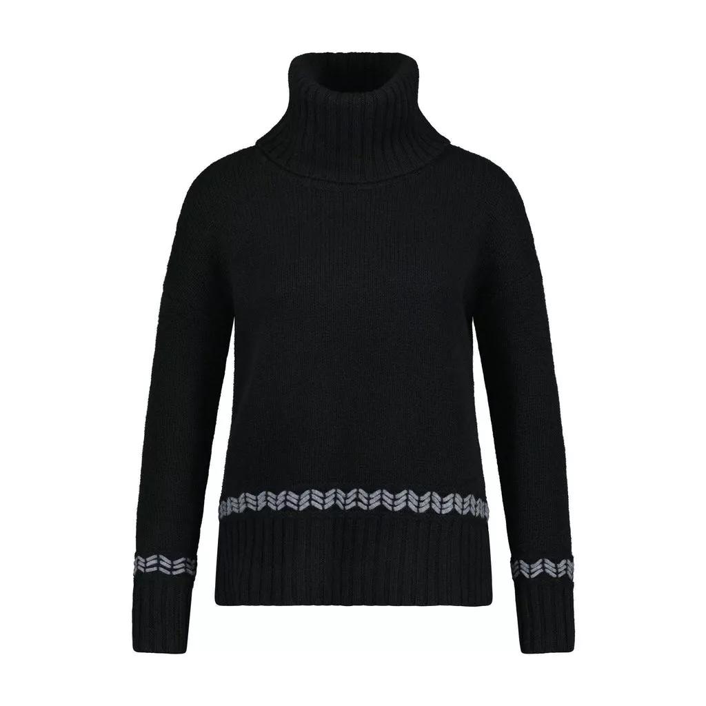 Kujten - Rollkragenpullover aus Kaschmir - Größe M/L - black