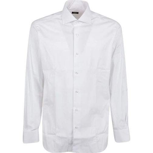 Barba Napoli Legere Oberteile Neck Shirt White weiß