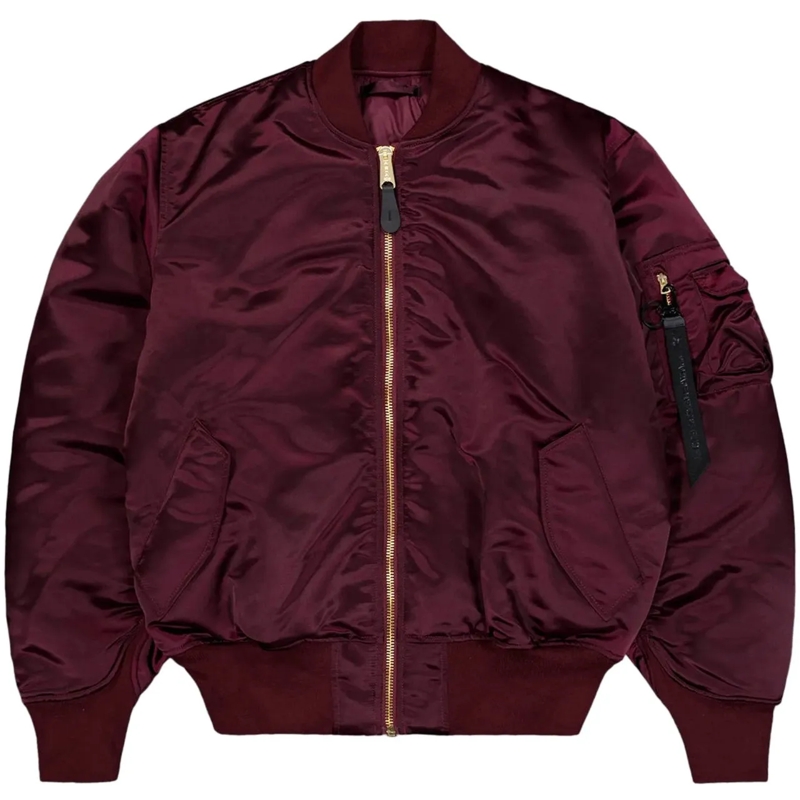 Alpha Industries Blouson aviateur Bomber Ma-1 Flight Ultra Violet Dark Cherry mehrfarbig