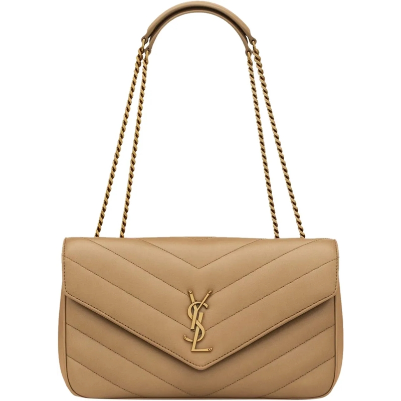 Saint Laurent Tote Saint Laurent Lou Lou Medium Shoulder Bag beige