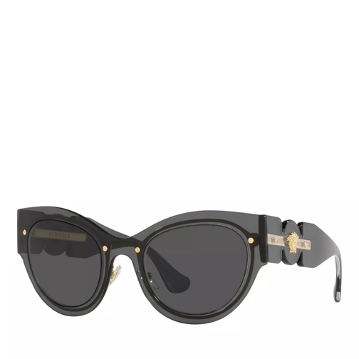 Versace Woman Sunglasses 0VE2234 Transparent Dark Grey Solglasögon