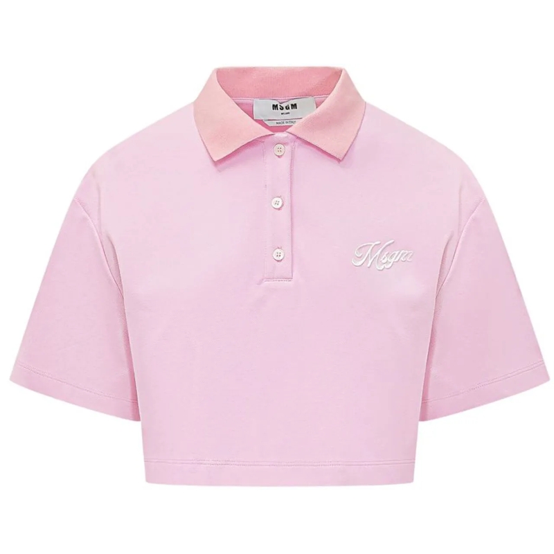 MSGM Poloshirt T-Shirts And Polos Pink rose(Image 2)