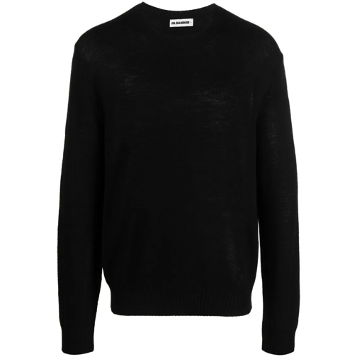 Jil Sander Black Wool Jumper Black Pullover