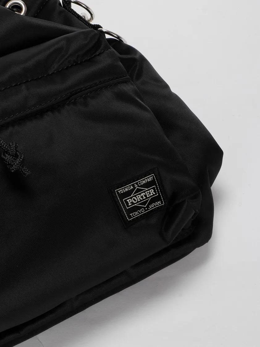 PORTER-YOSHIDA & CO Bucket bags Drawstring Black Nylon Bag in zwart