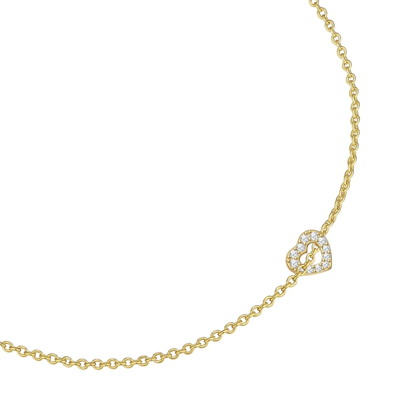 Glanzstücke München Armband Sterling Silber Armband Herz gold(Image 3)