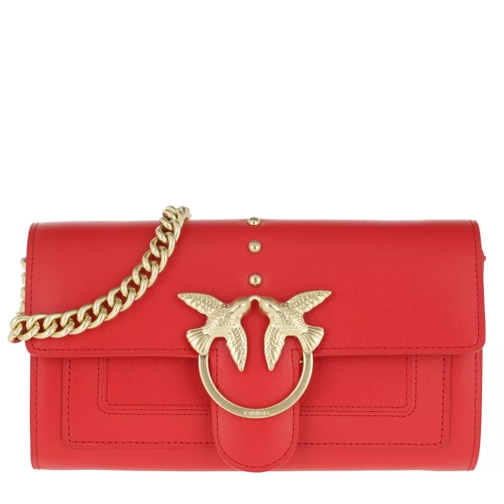 Pinko Bloch Wallet Rosso Cinese Wallet On A Chain
