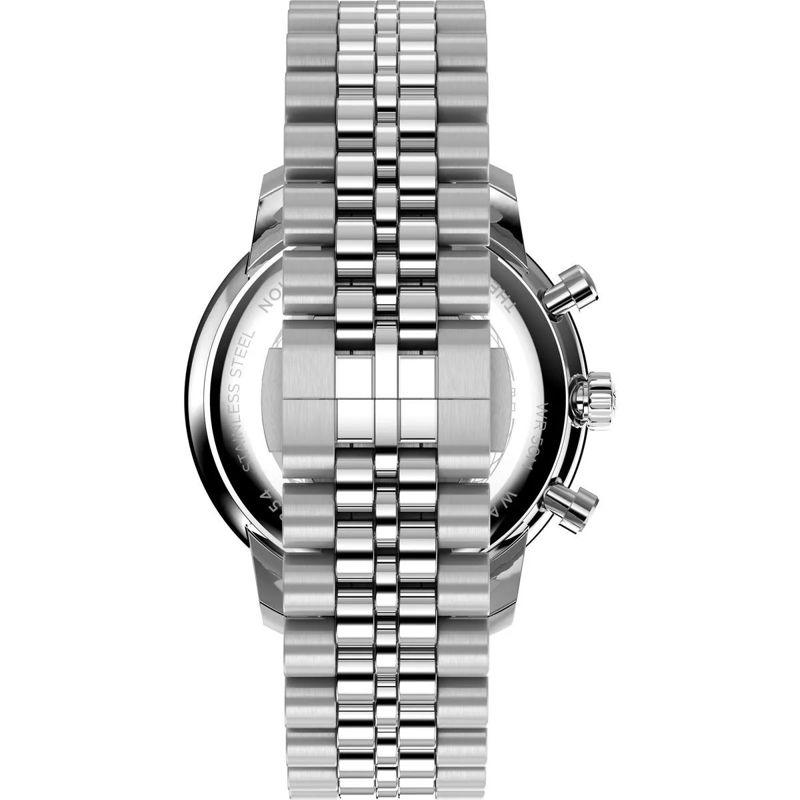 Timex Quarzuhr Quarz-Chronographenuhr Waterbury Metropolitan Chro silber(Image 3)