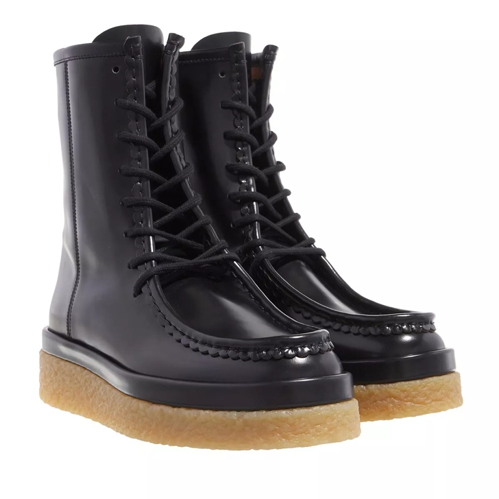 Chloé Jamie Boots Black | Lace up Boots