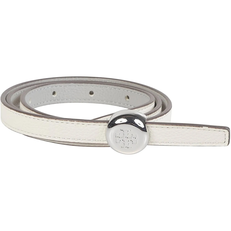 Tory Burch Gürtel Romy Reversible Belt White weiß