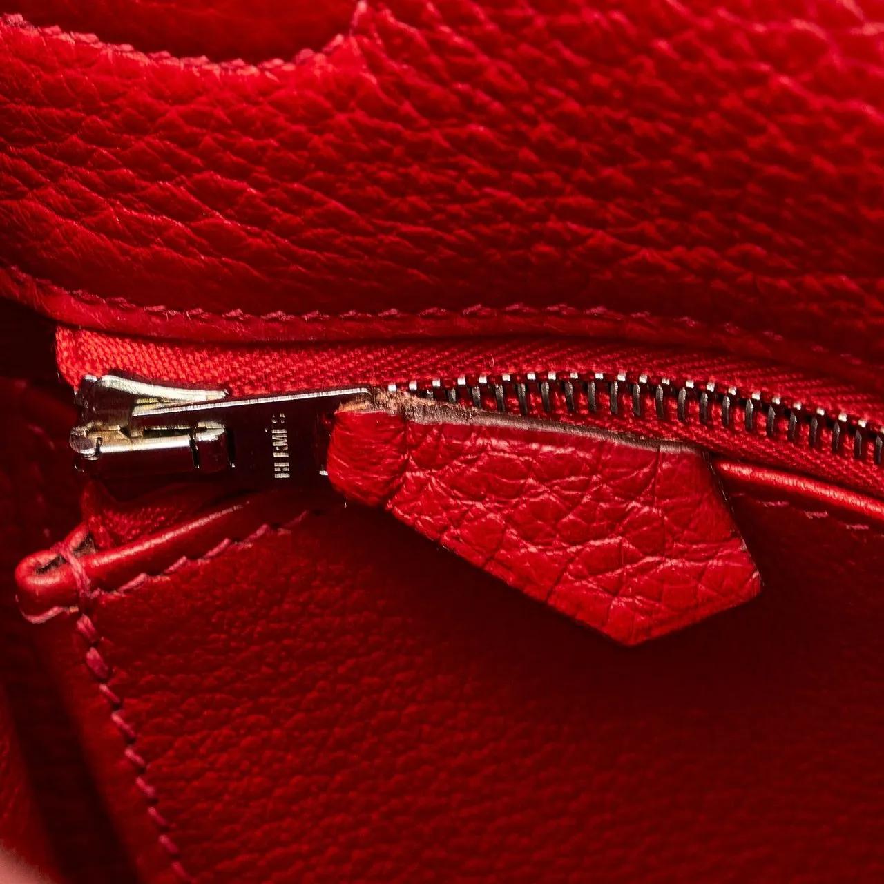 Hermès Totes & shoppers Togo Kelly 35 in rood