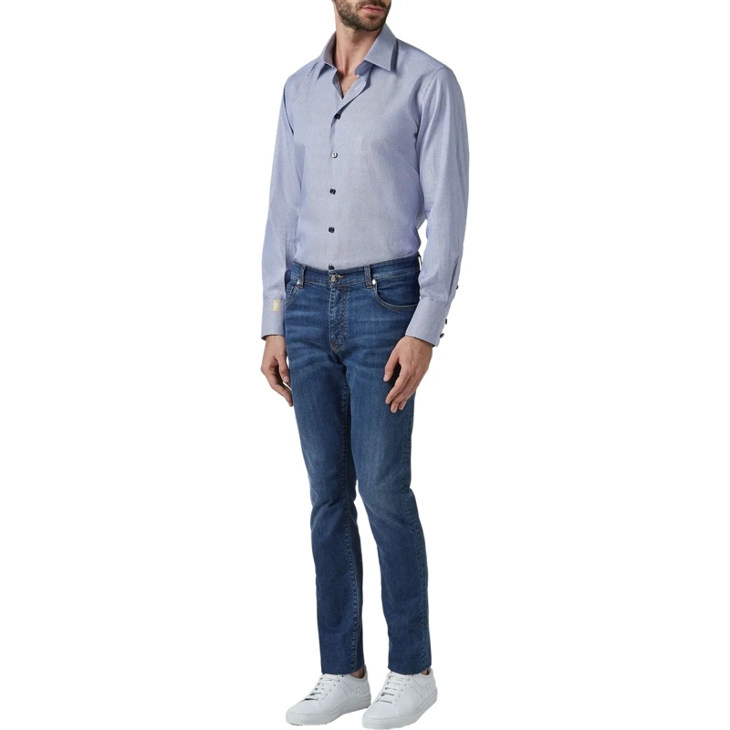 BILLIONAIRE Hemd Hemd Slim Fit Original blau(Image 3)