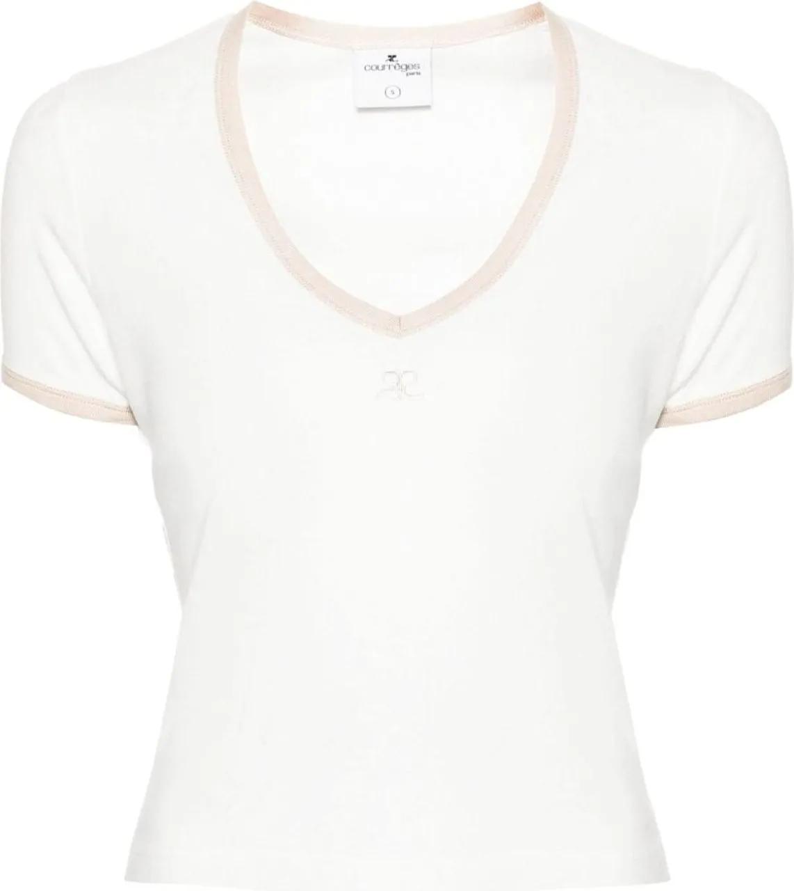 Courrèges - Courrèges Top White - Größe M - weiß