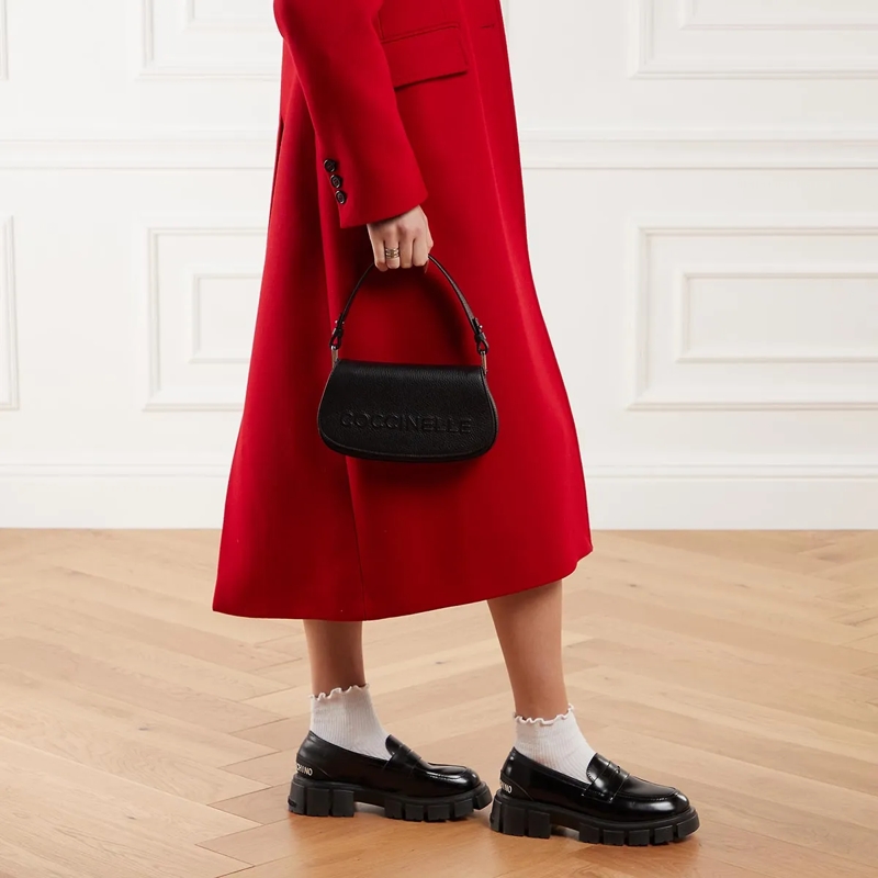 Coccinelle Schultertasche Coccinelle Myrtha Maxi Log Noir(Image 3)