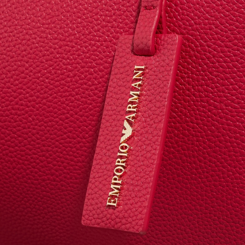 Emporio Armani Tote S33 Shopping Bag Red(Image 5)
