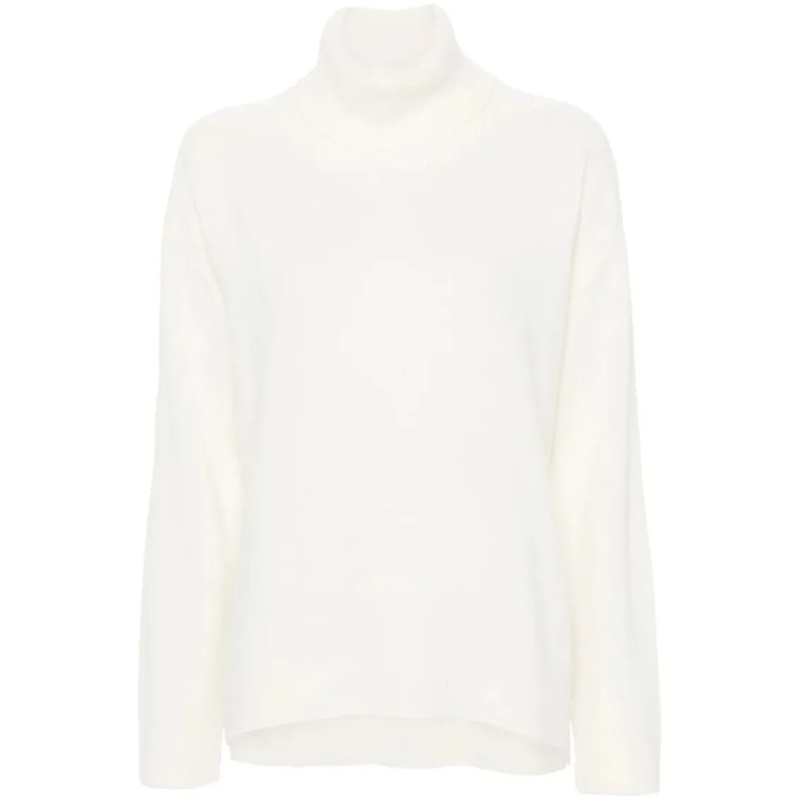 P.A.R.O.S.H. Pull à col roulé Relaxed Fit Turtleneck Sweater White