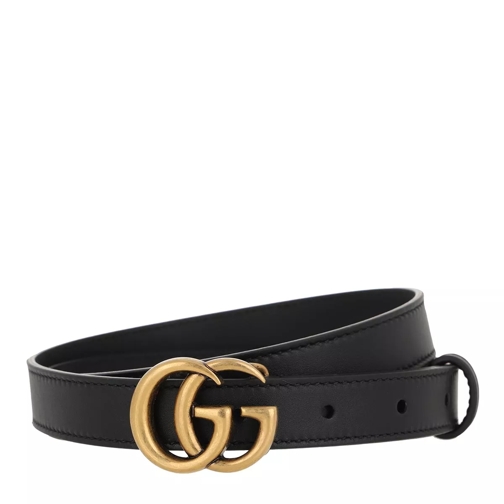Gucci GG Belt Leather Black Dunne Riem