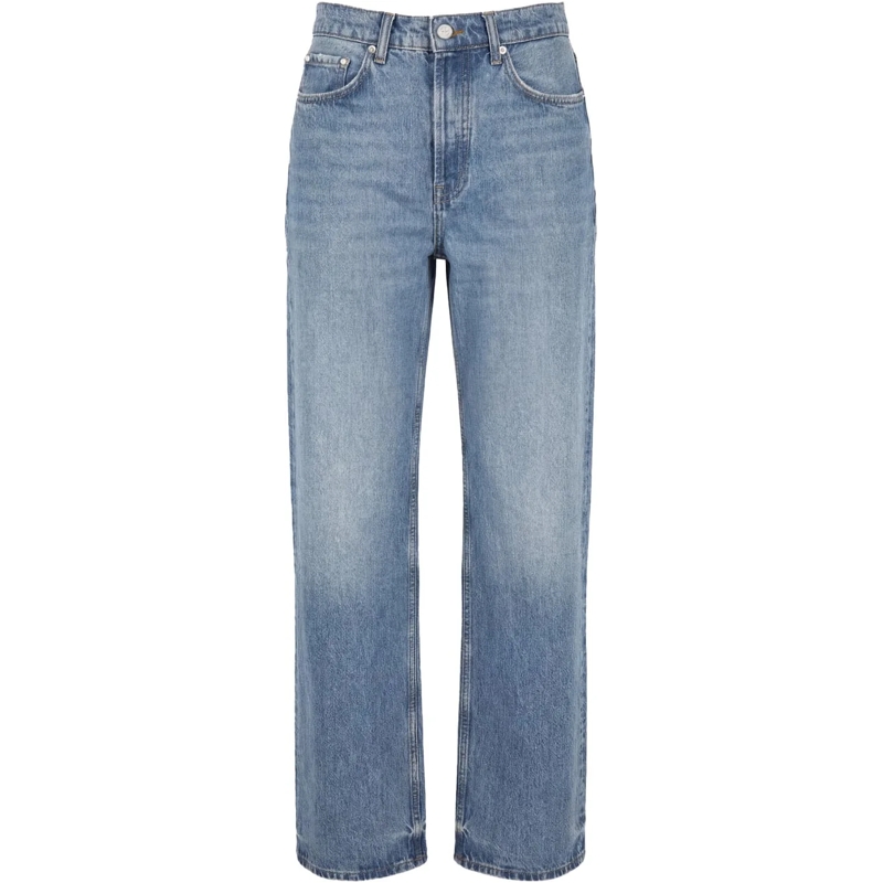 Anine Bing Jeans mit geradem Bein jeans blue hugh blau
