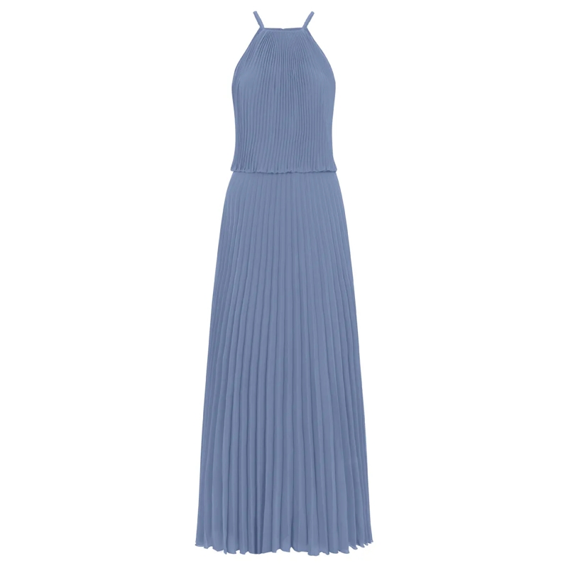 Apart Abendkleid Chiffonkleid hell-blau