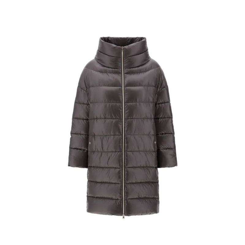 Herno  Quilted Brown Ultralight Jacket Brown